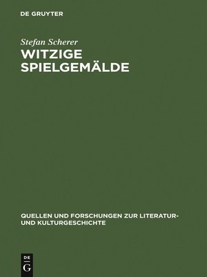 cover image of Witzige Spielgemälde